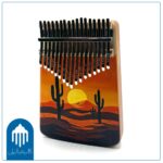 کالیمبا ۱۷ تیغه نقاشی دست ساز کاکتوس+ کیف همراه با دو سال گارانتی